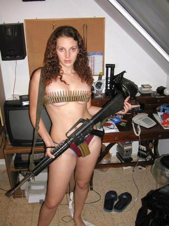 US Army girl naked