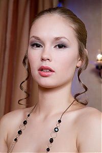 Babes: young blonde girl with the necklace