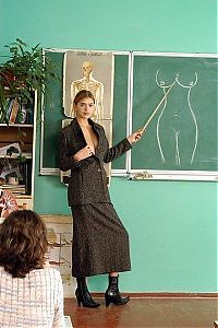 Nake.Me search results: young blonde girl teaching in the class room